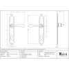 Black Cromwell Lever Espag. Lock Set