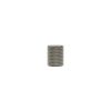 Millhouse Brass Eiffel Knurled Cylinder Cabinet Knob Handle - Satin Nickel