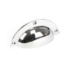 Polished Chrome 4" Plain Drawer Pull