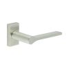 CR-105 Satin Stainless Steel Multi Point Rectangular Rose Door Handle - By Frelan Hardware - CR-105D4SSS