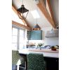 Hammered Copper Hockley Pendant in Slate