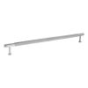 Millhouse Brass Eiffel Knurled T-Bar Cabinet Pull Handle 320mm - Polished Chrome