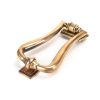 Polished Bronze Slimline Art Deco Door Knocker