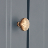 Hammered Mushroom 38mm Cupboard Knob Antique