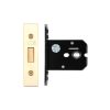 Zoo Hardware Flat Dead lock - 76mm C/W PVD Forend and Strike