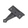 Decorative 4" Hinge Black
