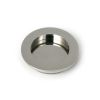 Polished Marine SS (316) 75mm Plain Round Pull
