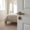 Complete Venice Door Handle Pack - Sashlock - Antique Brass - 76mm / 4-inch Hinges - JE-F8A8-AB