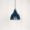 White Gloss Brindley Pendant in Dusk