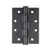 Zoo Hardware Ball Bearing Hinge - Steel 102 x 76 x 3mm - Powder Coat Black