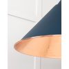 Hammered Copper Hockley Pendant in Dusk