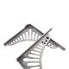 Sunrise Shelf Bracket Pewter (Sold in Pairs)