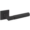 Tupai Rapido 5S Covas Lever Door Handle on 5mm Slimline Square Rose - Pearl Black (Pair)