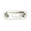 Polished Nickel Art Deco Euro Escutcheon