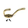 Aged Brass Newbury Hat & Coat Hook