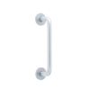 Aluminium 19mm D Shape Pull handle Rose Fixing SAA Finish 305x19mm Satin Anodised Aluminium - By Frelan Hardware - J1057
