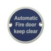 Stainless Steel Automatic Fire Door Keep Clear 75mm Satin Anodised Aluminium - By Frelan Hardware - JS110SAA