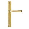 Polished Brass Avon Slimline Lever Espag. Latch Set