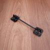 Iron cabin Hook Black 6" - 150mm
