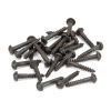 Beeswax 8x1" Round Head Screws (25)