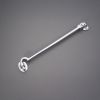 Silent Cabin Hook 10" - 250mm Satin Chrome