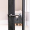 Forme Ginevra Lever Door Handle on Concealed Square Rose - Matt Black (Pair)