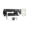 Iron Barrel Bolt - Necked 4" Black
