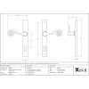 External Beeswax Monkeytail Slimline Lever Espag. Lock Set - LH