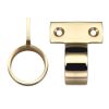 Zoo Hardware Window Sash Ring Vertical Fix - 28mm - Polished Brass
