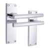 Jura Lever on Backplate Latch Polished Chrome