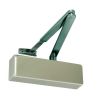 Jedo Standard Door Control with Black Arms en-2-4 Satin Nickel - By Frelan Hardware - JD150SN