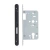 Zoo Hardware Din Euro Deadlock- Backset 60mm - 2 Pc Forend - Radius - PCB - Single Throw - Black