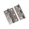 NON CE Mild Steel Butt Hinges - Black Nickel