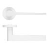 Zoo Hardware Gio Lever On Round Rose - White