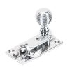 Polished Chrome Beehive Sash Hook Fastener