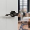 Old English Warwick Door Handle Pack (3 Lever Lock Set - 2.5" CE Sashlock, 3" Fire Rated Hinges x3) - Urban Dark Bronze