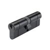 Zoo Hardware 80mm Euro Double Keyed to Differ - Black