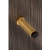 Valli 76 x 20mm - Wall Mounted Knurled Doorstop on Rose - Concealed Fix - Satin Brass PVD
