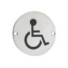 Zoo Hardware Sex Symbol - Disabled - 76mm dia - Stainless Steel