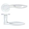 Zoo Hardware Cadiz lever on rose - Polished Chrome