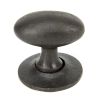 Beeswax Oval Mortice/Rim Knob Set