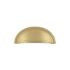 Burlington Cup Pulls Polished Brass - By Frelan Hardware - BUR423PB