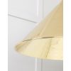 Smooth Brass Hockley Pendant