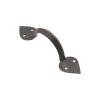 Iron Door Handle Arrow End 6" - 150mm Beeswax