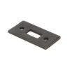 Beeswax Mortice Plate for 6" Cranked Door Bolt