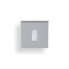 Valli Lock Profile Push-on Square Rosette Escutcheon - Polished Chrome PVD