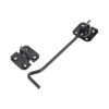 Iron cabin Hook Black 6" - 150mm