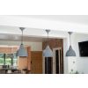 Smooth Nickel Brindley Pendant in Slate