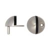 Satin Stainless Steel Oval Floor Mounted Door Stop - By Frelan Hardware - JSS08