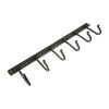 Iron coat hook Twisted 6 leg - Pewter